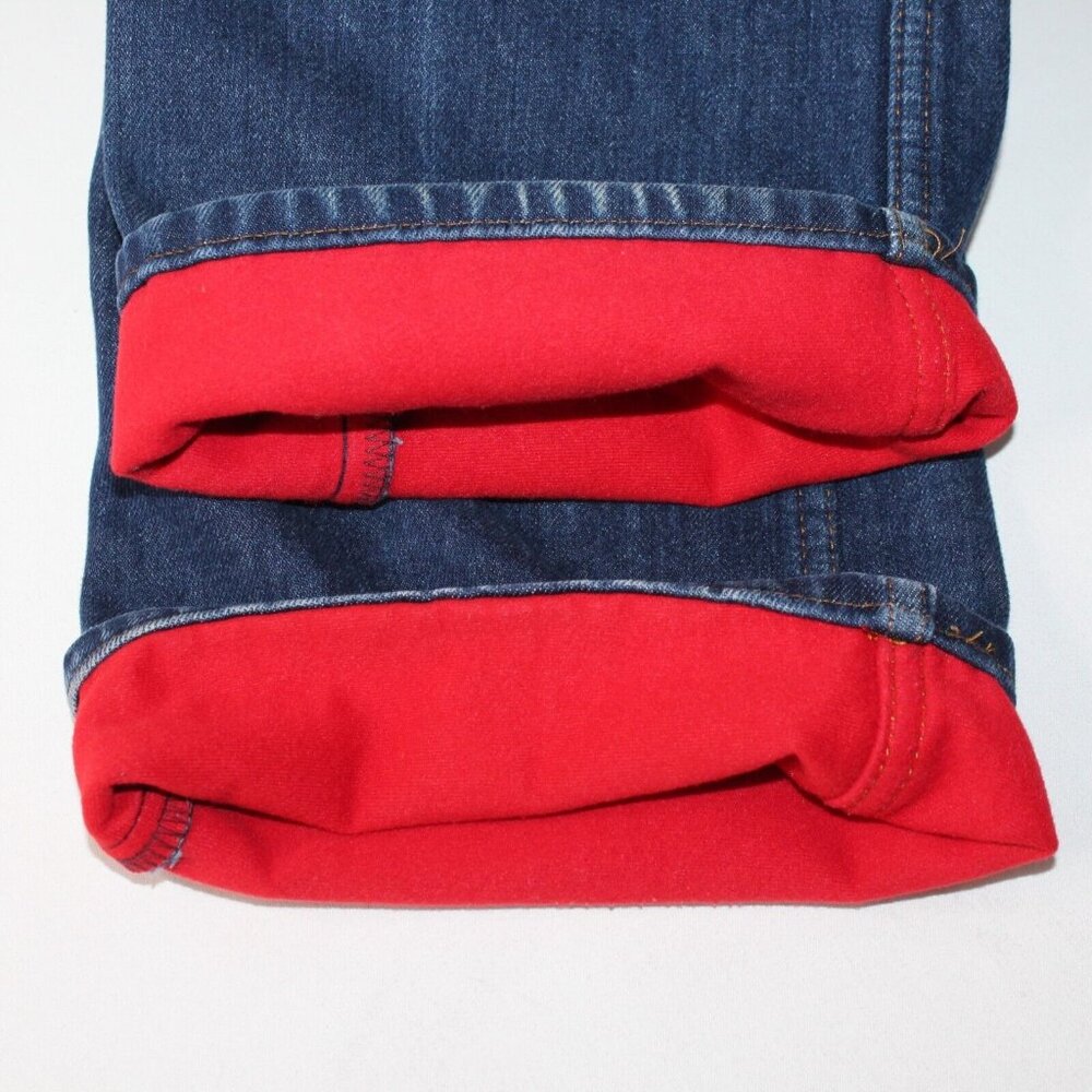 VTG Fleece Lined Levi's 39103 2517 Orange Tab 34x34 Talon 42 Zipper USA 70s 80s - Picture 5 of 8